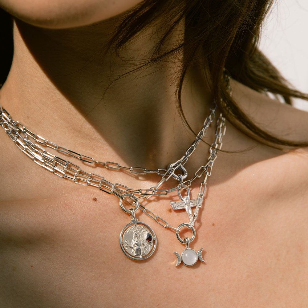 Mini Triple Moon Necklace – Necklaces