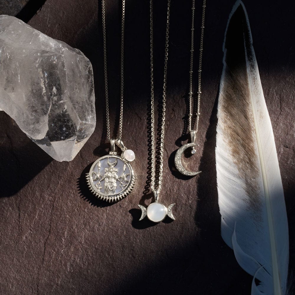 Mini Triple Moon Necklace – Necklaces