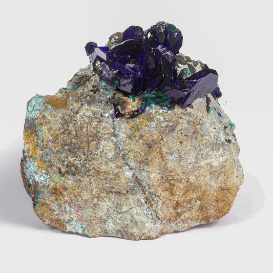 Azurite-malachite Natural Mineral Specimen –