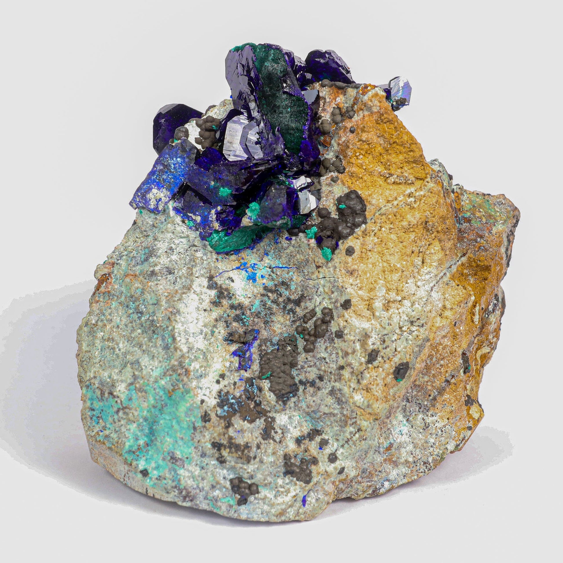 Azurite-malachite Natural Mineral Specimen –
