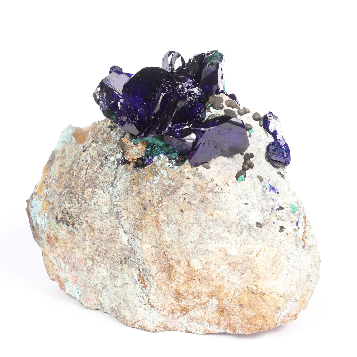 Azurite-malachite Natural Mineral Specimen –