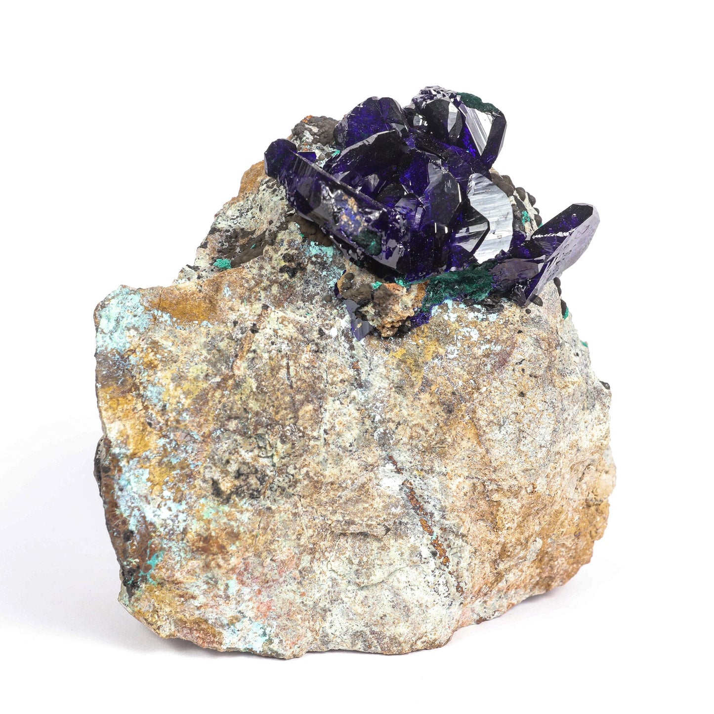 Azurite-malachite Natural Mineral Specimen –