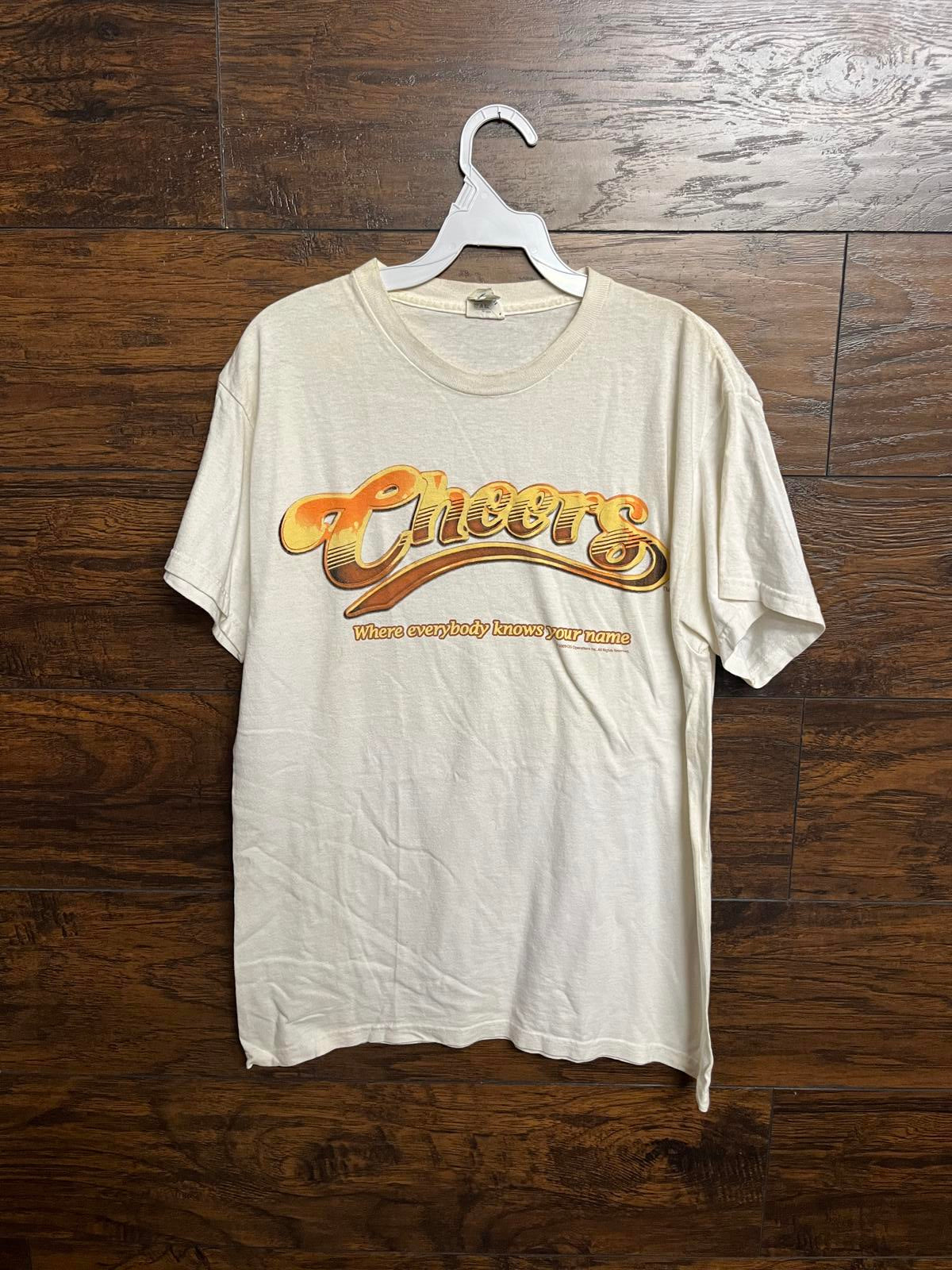 Vintage Cheers T-Shirt - Everybody Knows Your Name TV Show Tee - 2009 – T-Shirts