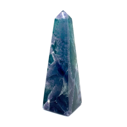 Rainbow Fluorite Obelisk –