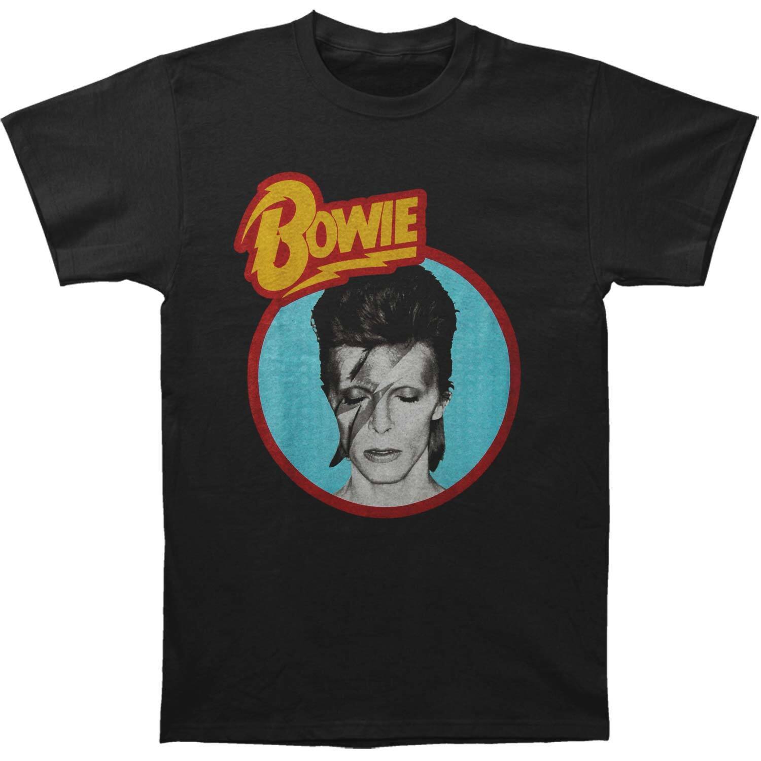 David Bowie Aladdin Sane T-Shirt – Black Clothing, Shoes & Accessories > Men > Men's Clothing > Shirts > T-Shirts
