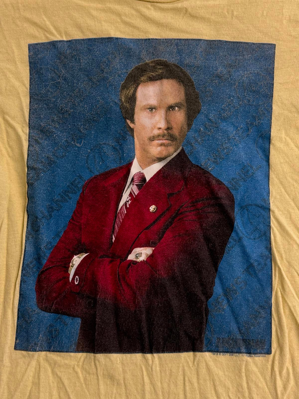Vintage Anchorman Ron Burgundy T-Shirt | Medium – Men's T-shirts