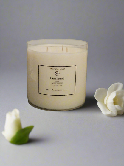 Jasmine Coconut Wax Candle 60oz - I Am Loved – Candles