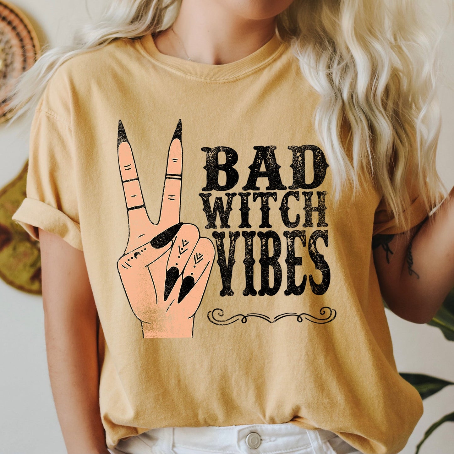 Bad Witch Vibes - Comfort Colors Tshirt