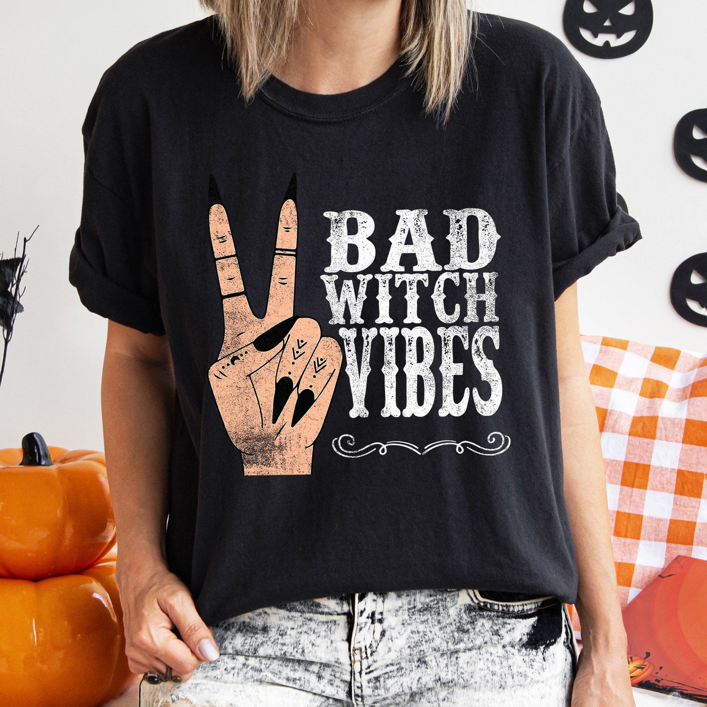 Bad Witch Vibes Comfort Colors Tshirt