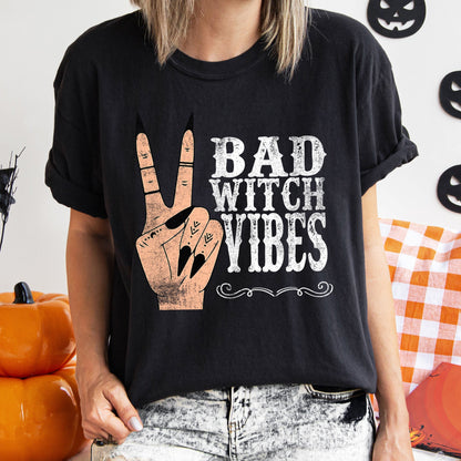 Bad Witch Vibes Comfort Colors Tshirt