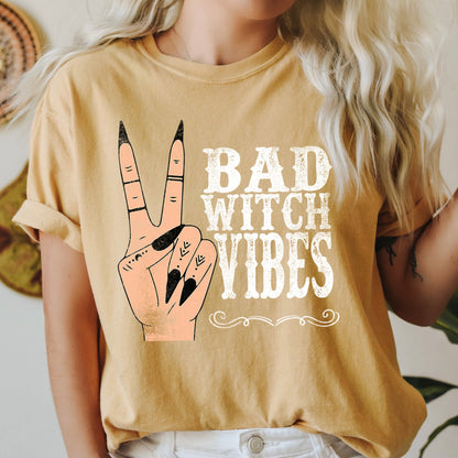 Bad Witch Vibes Comfort Colors Tshirt