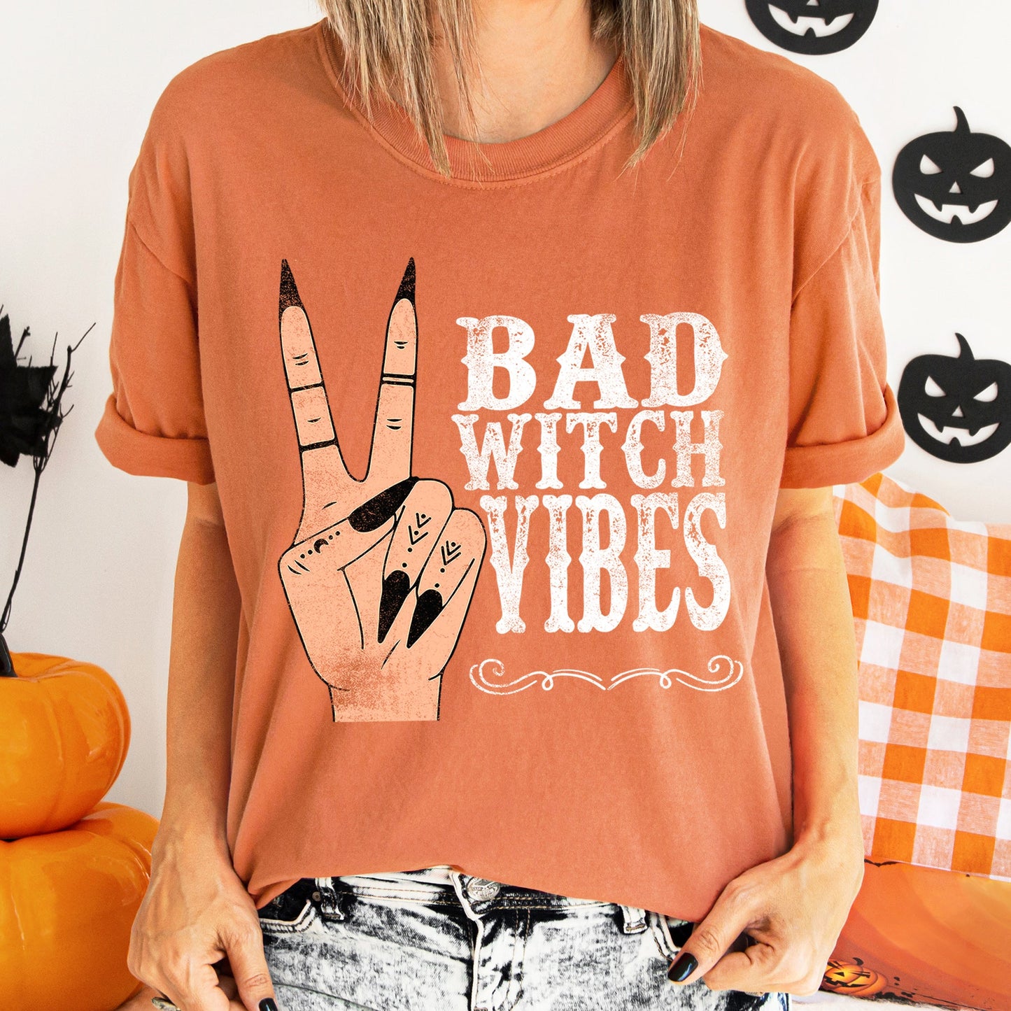 Bad Witch Vibes Comfort Colors Tshirt
