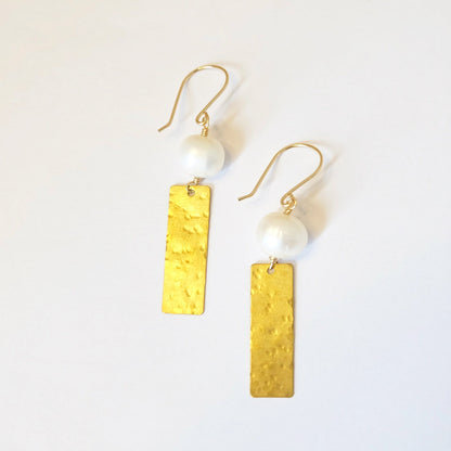 Brass Dangle Earrings