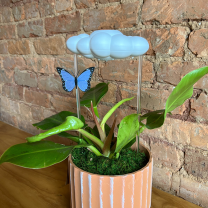 Original Dripping Rain Cloud with Blue Butterfly Charm – Clouds