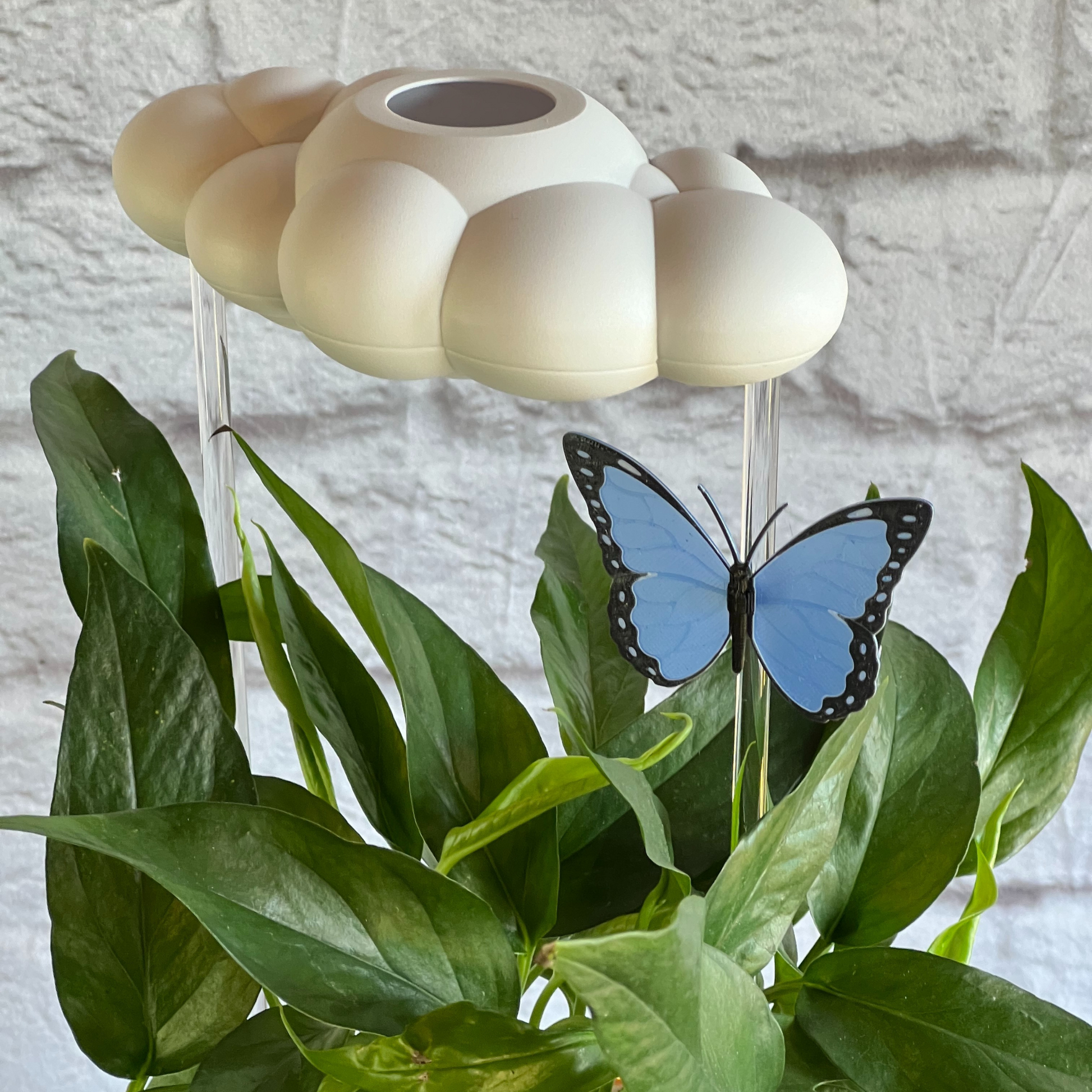 Original Dripping Rain Cloud with Blue Butterfly Charm – Clouds