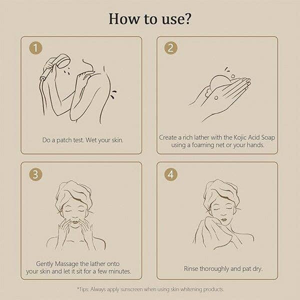 3pk Lemon Turmeric Soap Bars – Brightening Kojic Acid Skincare