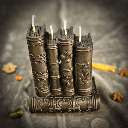 Study Candle Spell Kit - Focus & Creativity Beeswax – Black (Protection) Candle Spell Kit