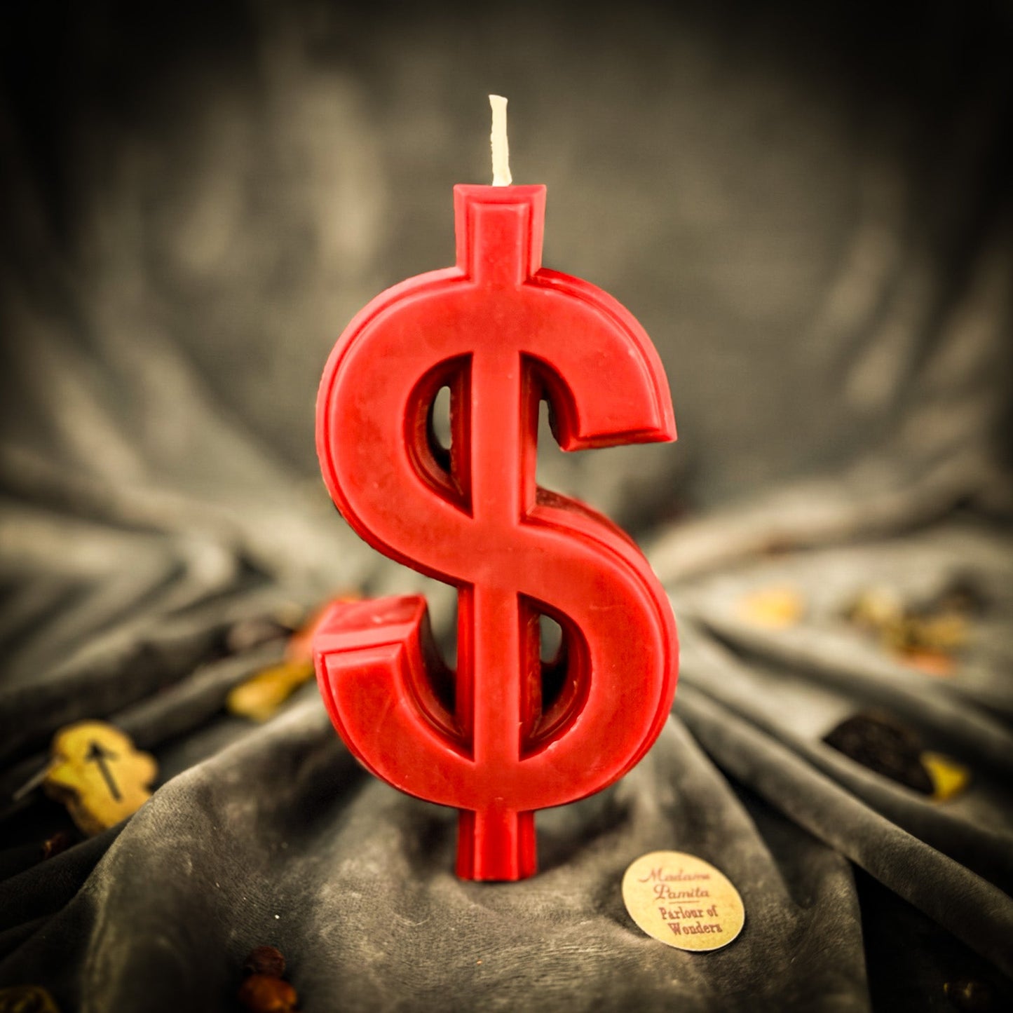 Money Candle Spell Kit - Wealth Manifestation Beeswax – Red (Generous Lover) Candle Spell Kit