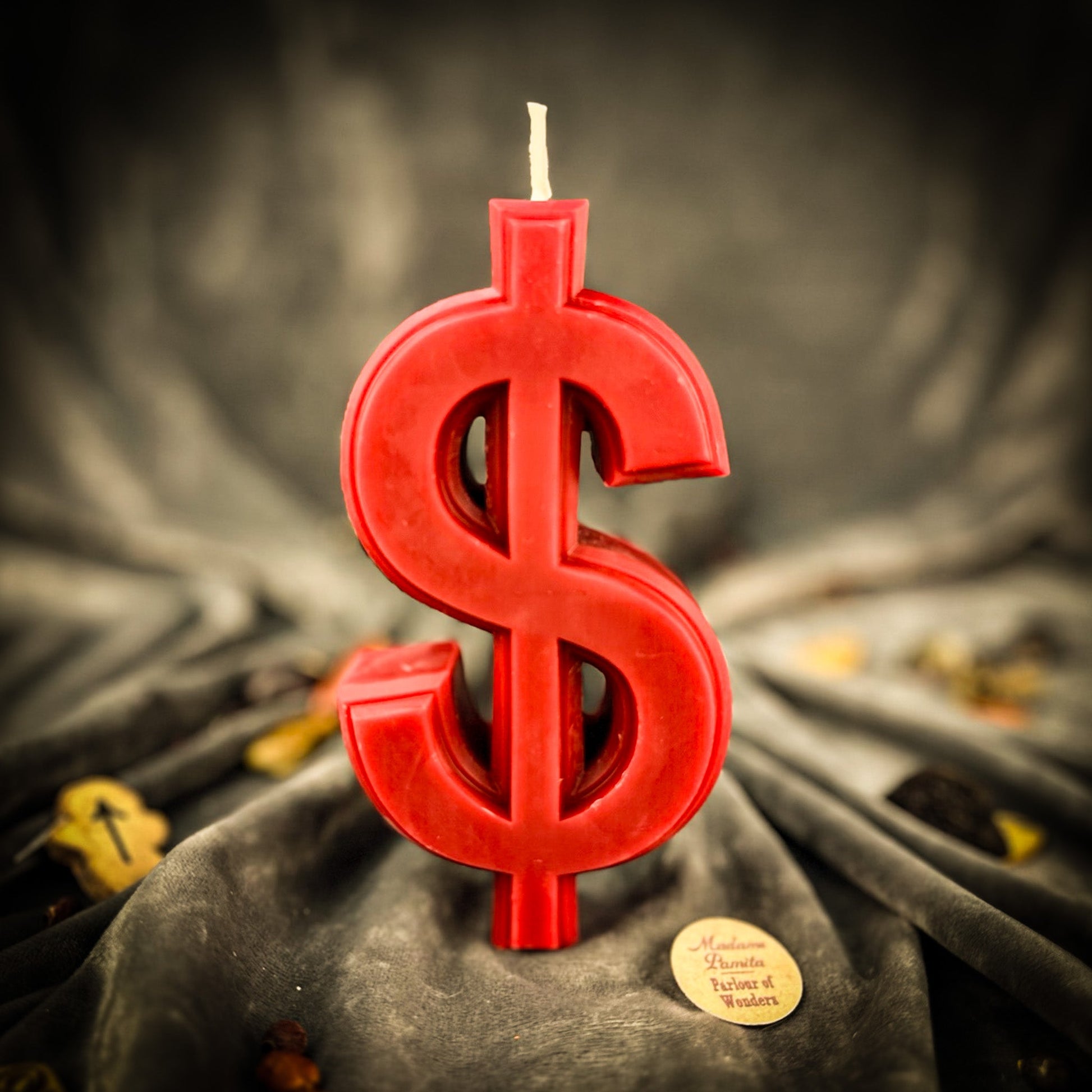Money Candle Spell Kit - Wealth Manifestation Beeswax – Red (Generous Lover) Candle Spell Kit