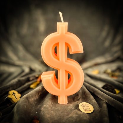 Money Candle Spell Kit - Wealth Manifestation Beeswax – Pink (Rich Relationship) Candle Spell Kit