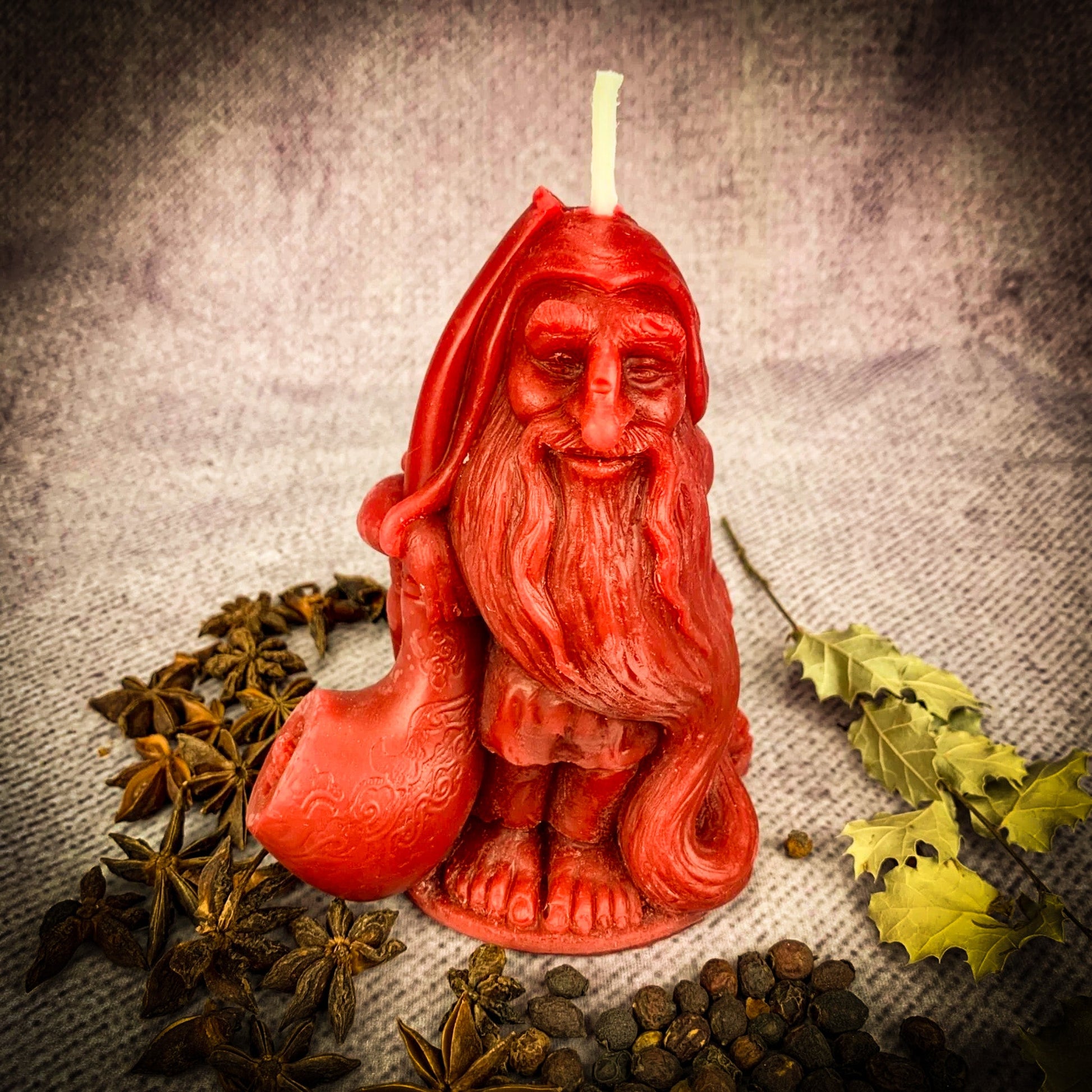 Domovyk House Blessing Candle Spell Kit – Red (Passion) Candle Spell Kit