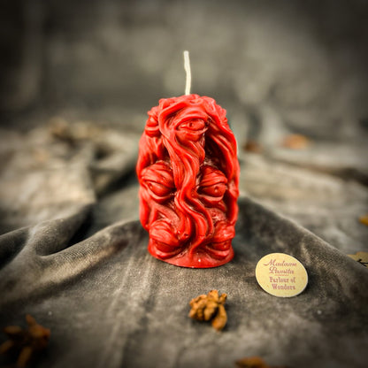 Evil Eye Protection Candle Spell Kit - Ward Off Negativity & Defend Your Energy – Red (Romance) Candle Spell Kit