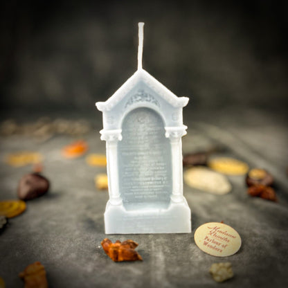 Graveyard Candle Spell Kit - Closure & Ancestral Connection Magic – Blue (Peace) Candle Spell Kit