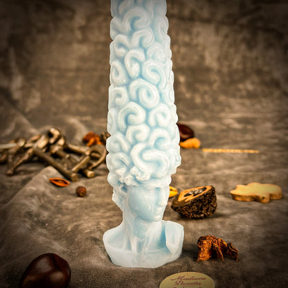 Spiritual Awakening Candle - Higher Consciousness Spell – Blue (Creativity) Candle Spell Kit
