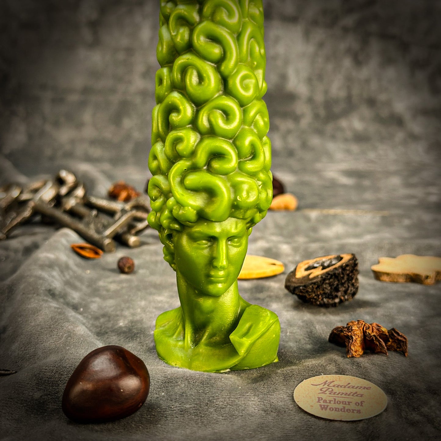 Spiritual Awakening Candle - Higher Consciousness Spell – Green (Prosperity) Candle Spell Kit