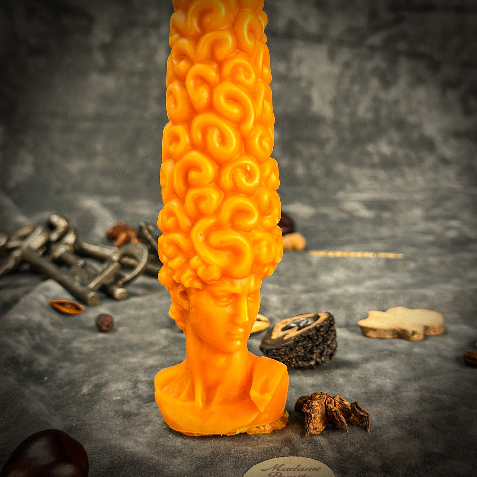 Spiritual Awakening Candle - Higher Consciousness Spell – Orange (Road Opener) Candle Spell Kit