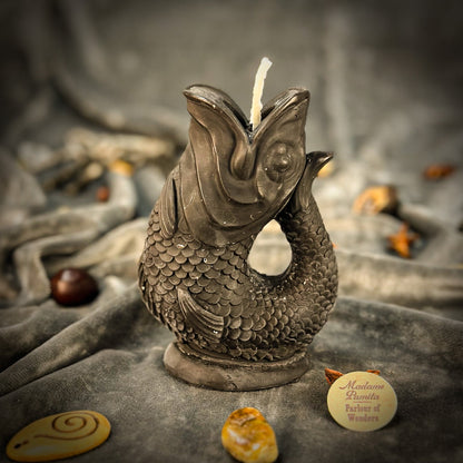 Fish Wishing Candle Spell Kit - Manifestation – Black (Protection) Candle Spell Kit