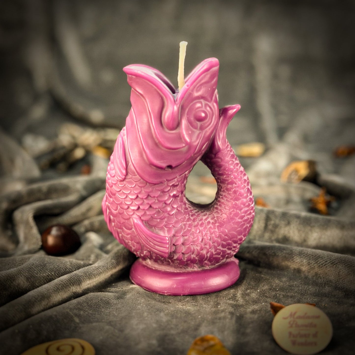 Fish Wishing Candle Spell Kit - Manifestation – Purple (Empowerment) Candle Spell Kit