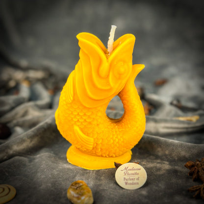 Fish Wishing Candle Spell Kit - Manifestation – Yellow (Success) Candle Spell Kit