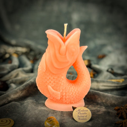 Fish Wishing Candle Spell Kit - Manifestation – Pink (Friendship) Candle Spell Kit