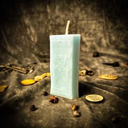 Love Candle Spell Kit - The Lovers Tarot Romance – Blue (Communication) Candle Spell Kit