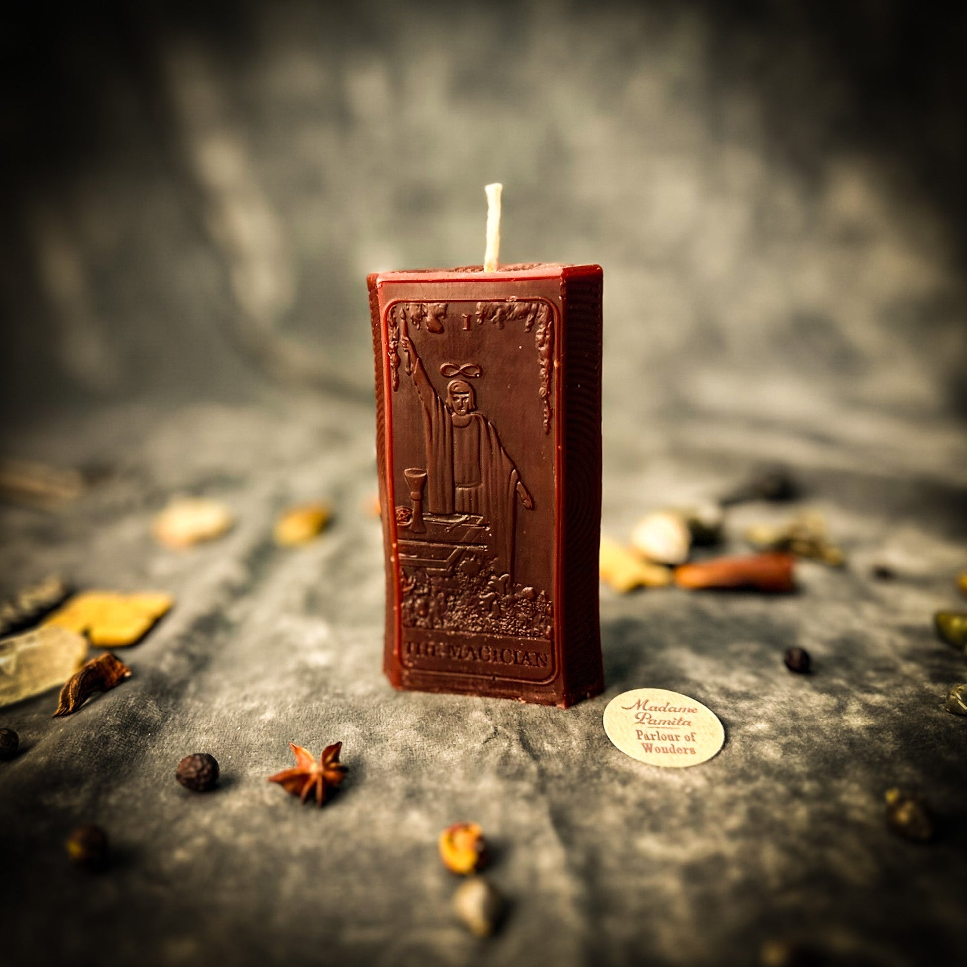 The Magician Candle Spell Kit - Manifestation & Willpower Magic – Brown (Grounding) Candle Spell Kit