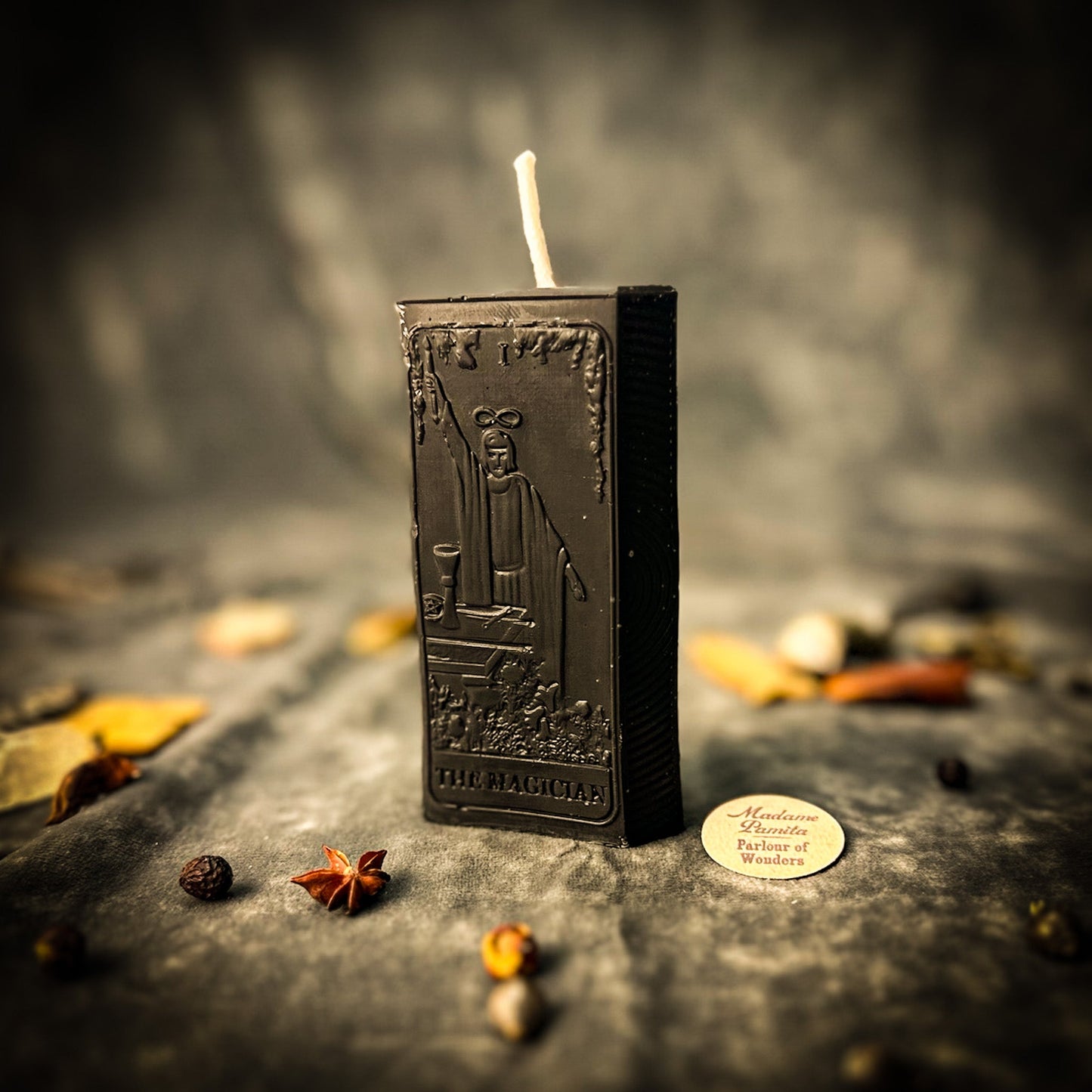 The Magician Candle Spell Kit - Manifestation & Willpower Magic – Black (Protection) Candle Spell Kit