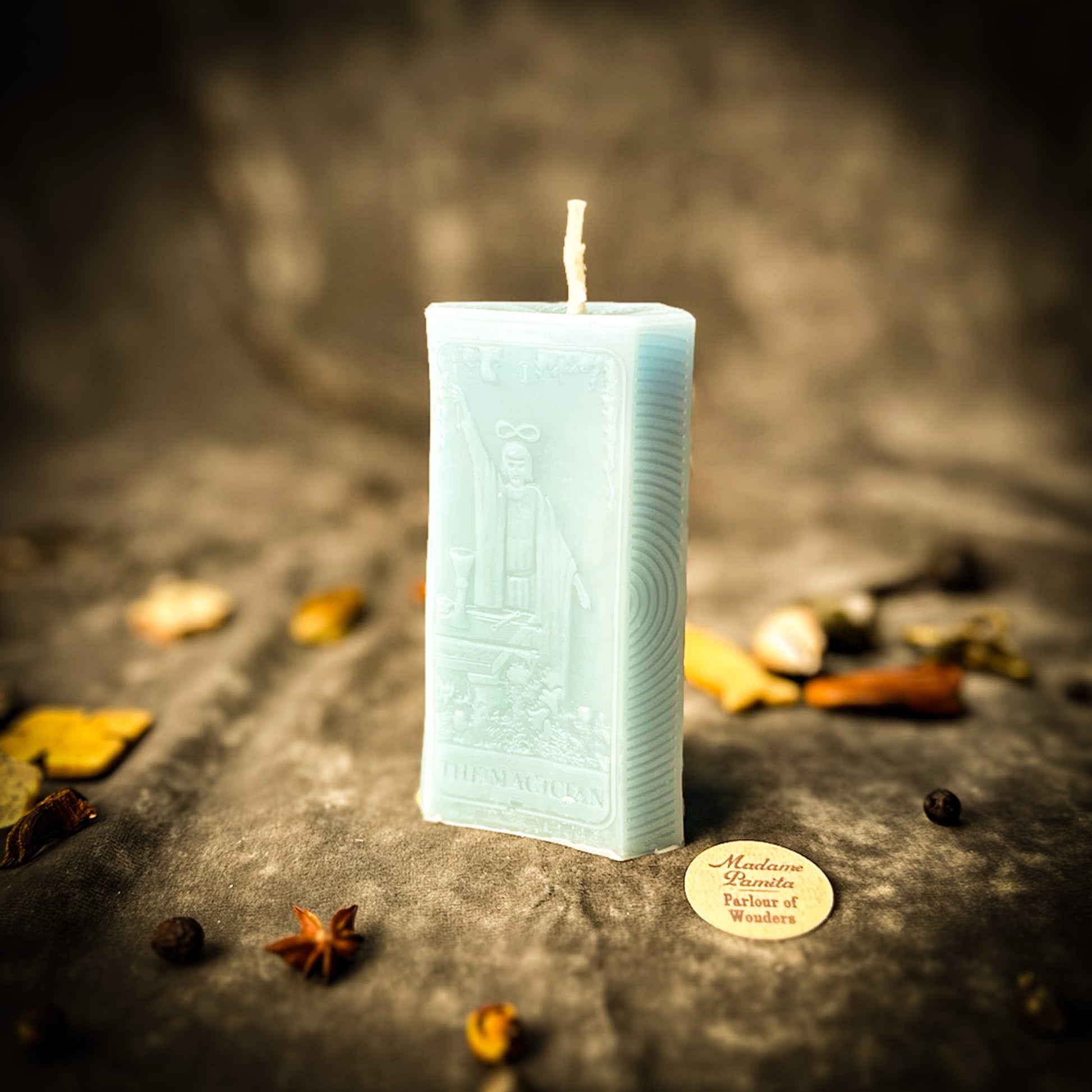 The Magician Candle Spell Kit - Manifestation & Willpower Magic – Blue (Communication) Candle Spell Kit
