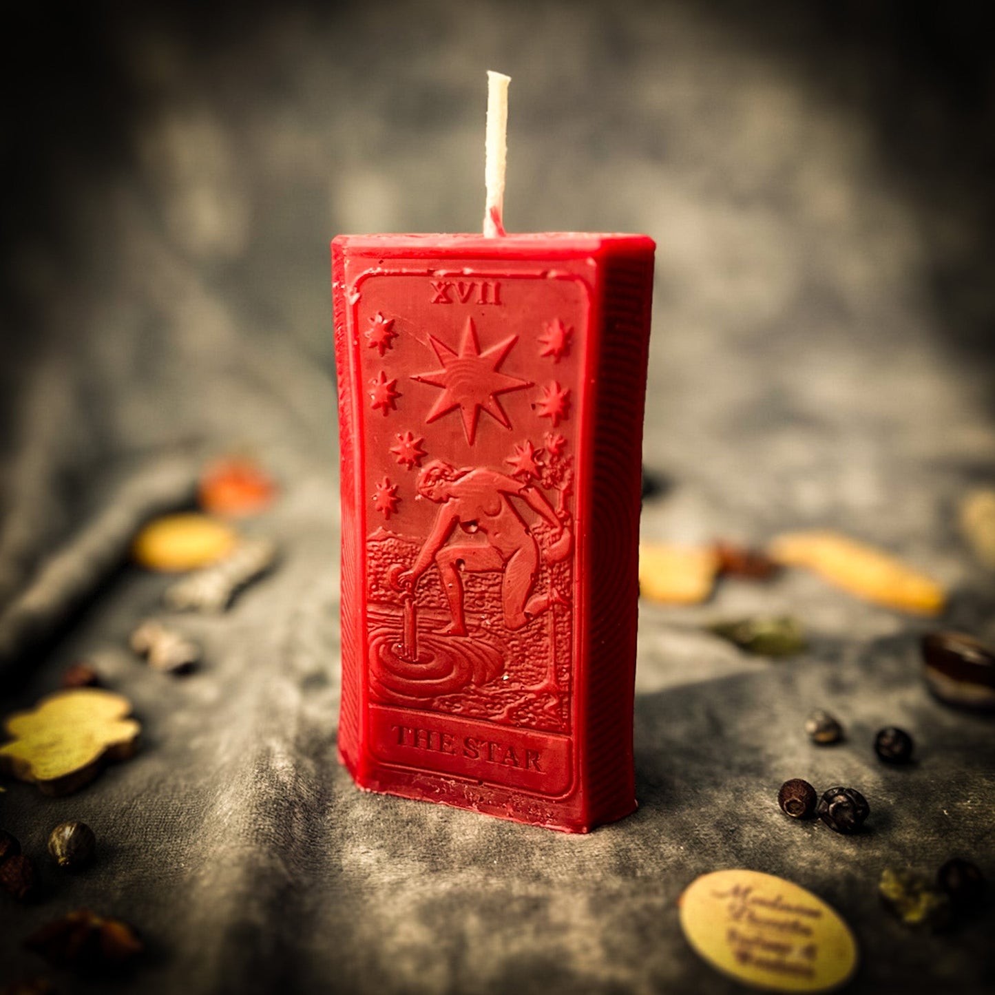 The Star Candle Spell Kit - Hope & Healing Magic – Red (Romance) Candle Spell Kit