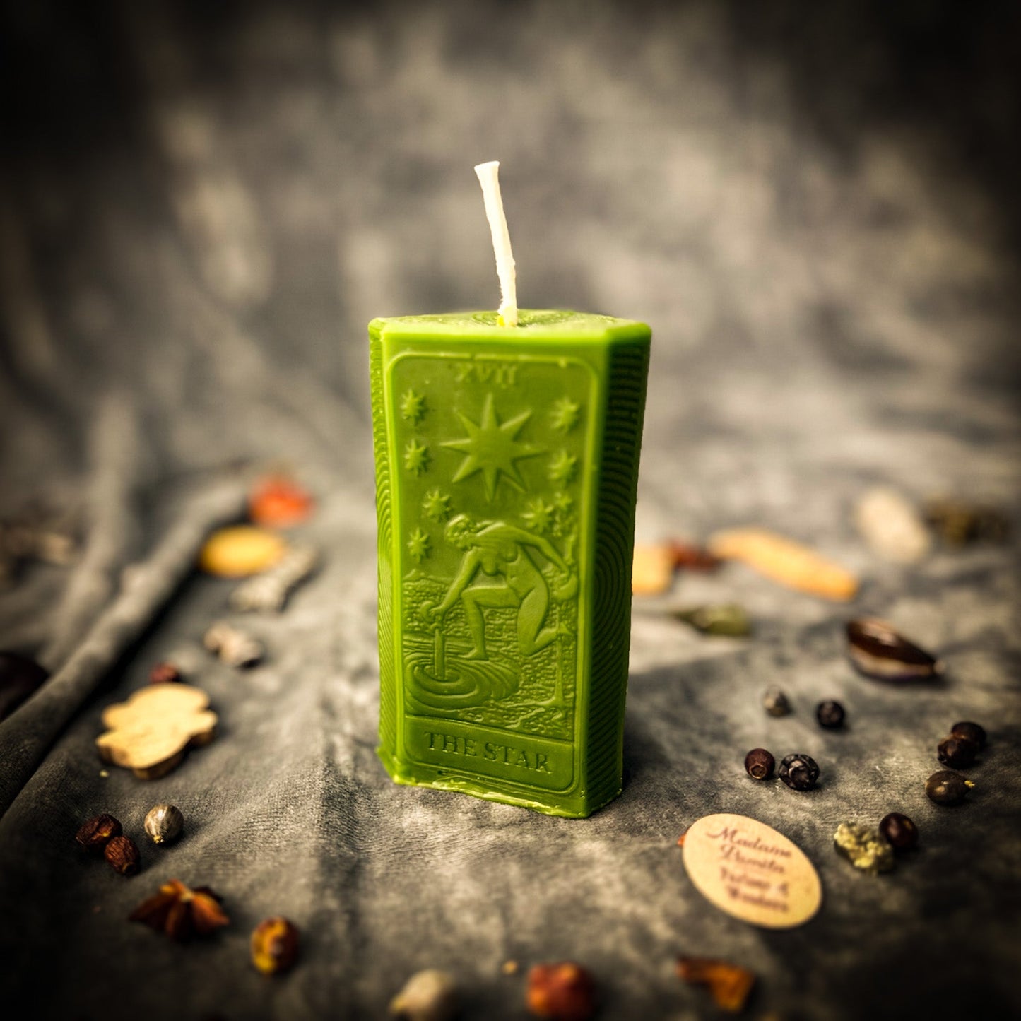 The Star Candle Spell Kit - Hope & Healing Magic – Green (Prosperity) Candle Spell Kit