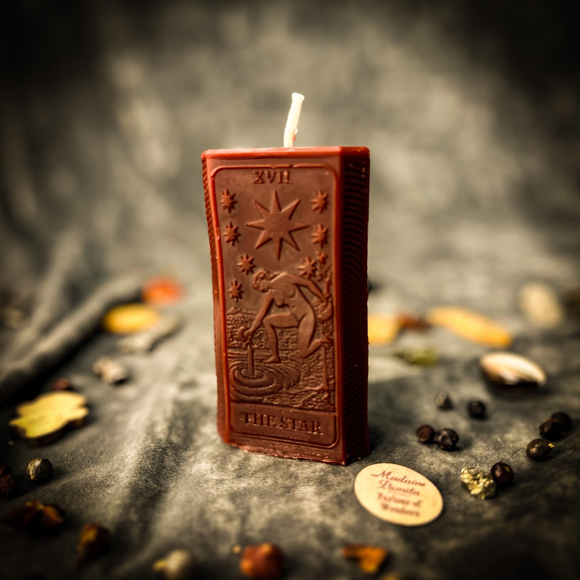 The Star Candle Spell Kit - Hope & Healing Magic – Brown (Grounding) Candle Spell Kit