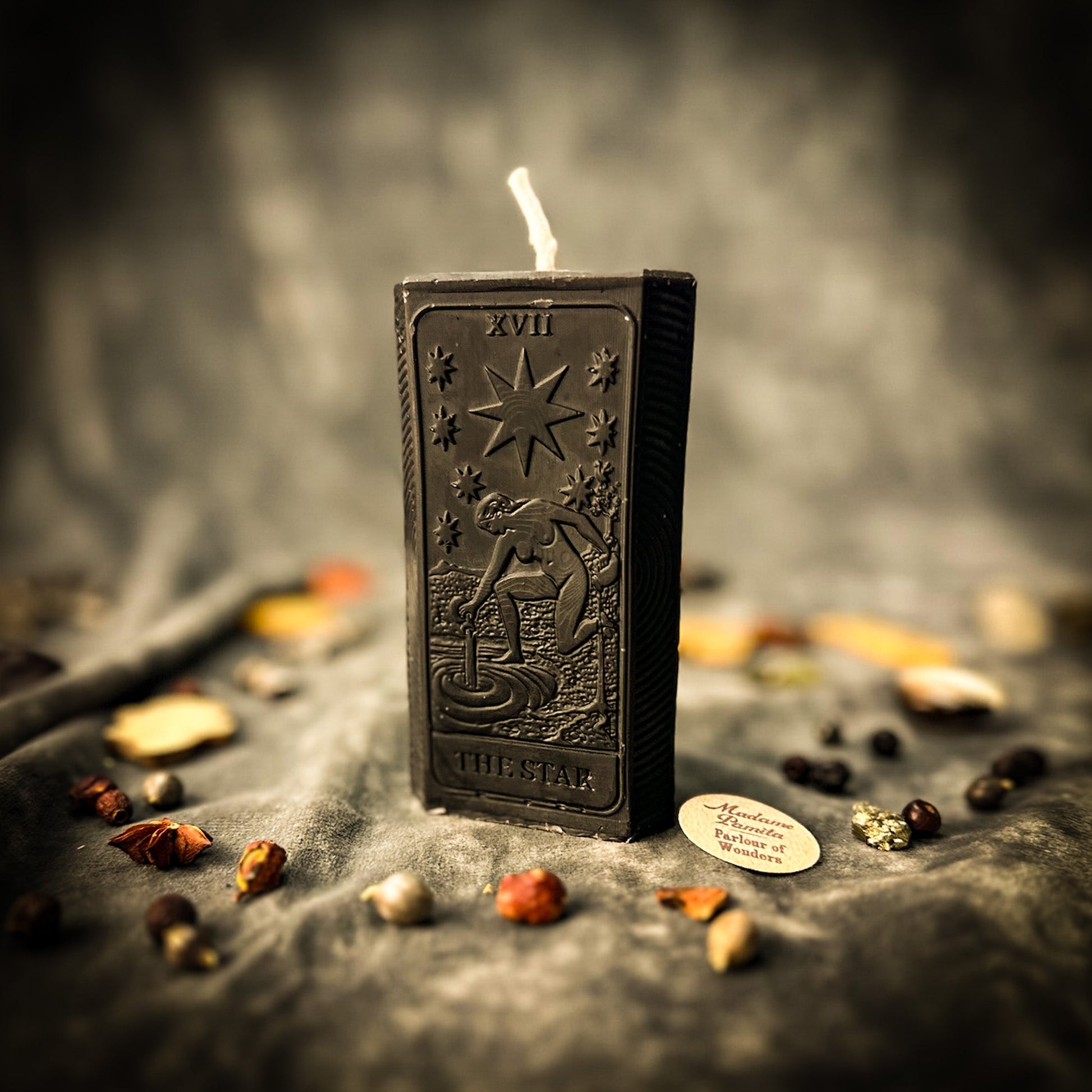 The Star Candle Spell Kit - Hope & Healing Magic – Black (Protection) Candle Spell Kit