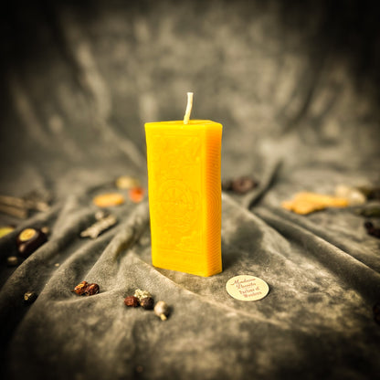 Wheel of Fortune Candle Spell Kit - Luck & Tarot – Yellow (Success) Candle Spell Kit