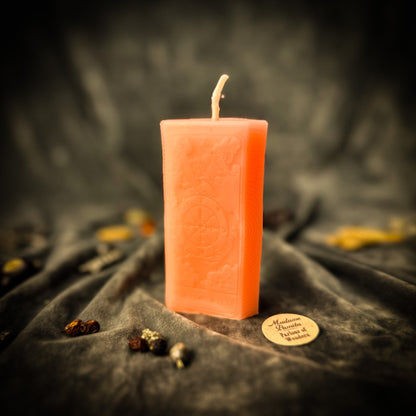 Wheel of Fortune Candle Spell Kit - Luck & Tarot – Pink (Friendship) Candle Spell Kit