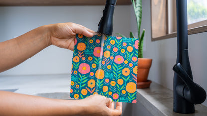 Beeswax Food Wrap - Fall Bloom Print