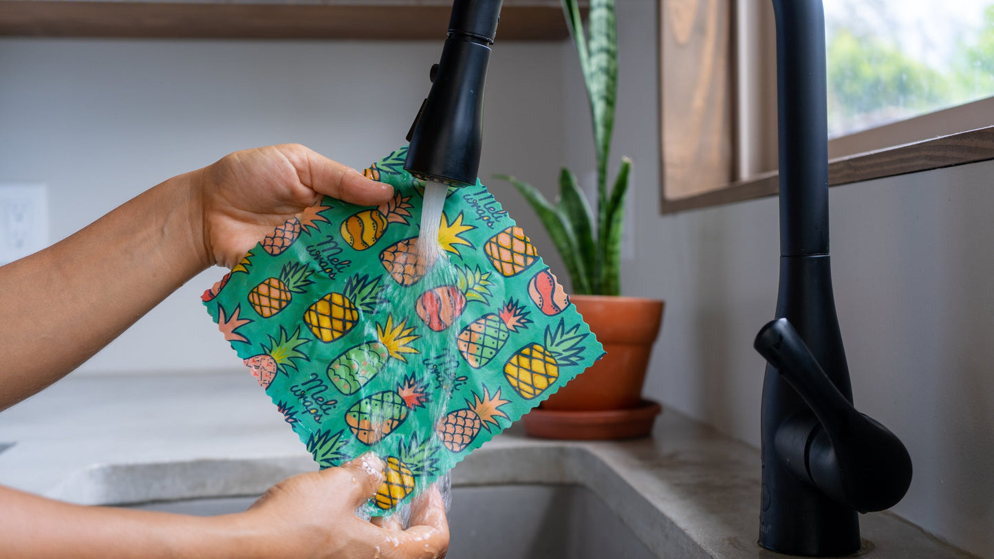Beeswax Wrap Bulk Roll - Pineapple Print – Beeswax Rolls