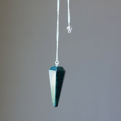 Bloodstone Pendulum | Crystal Dowsing Tool – Pendulums