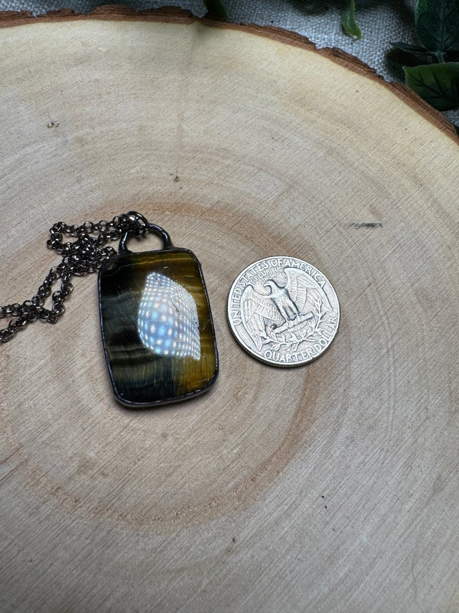 Blue Tigers Eye Necklace – Necklace