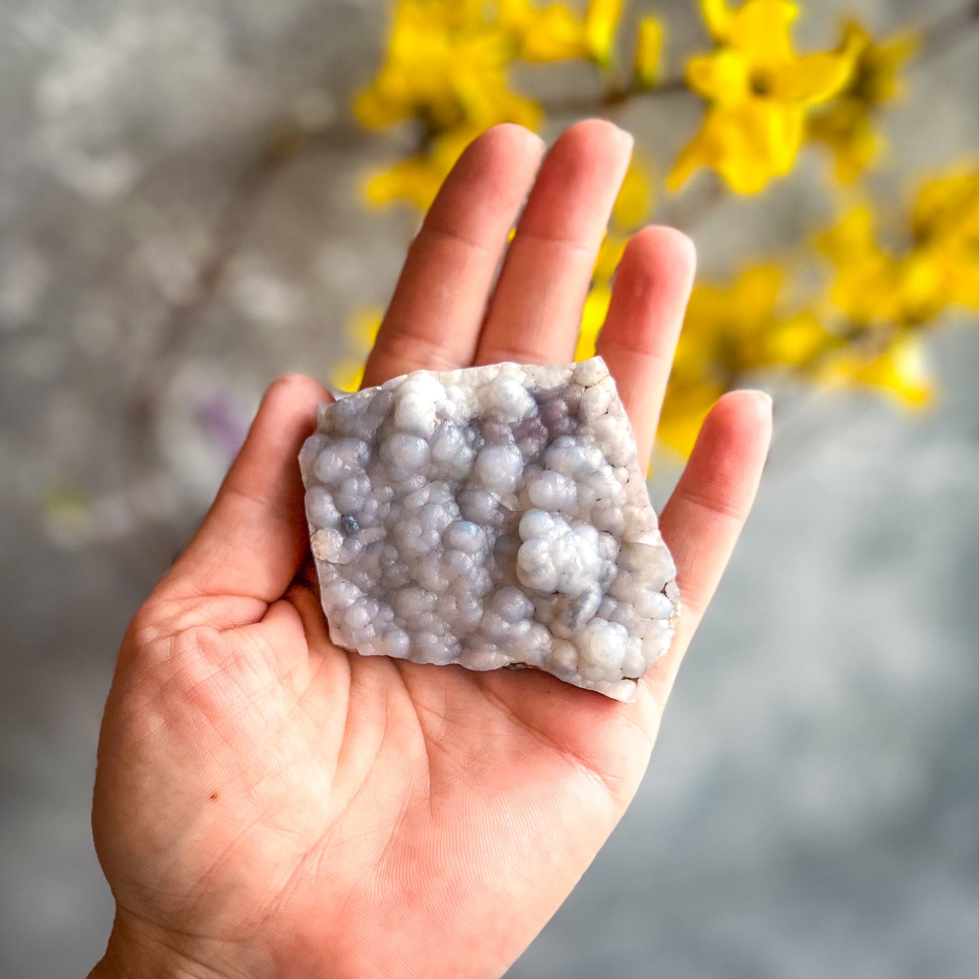 Raw Blue Chalcedony Specimens – 50-74 grams