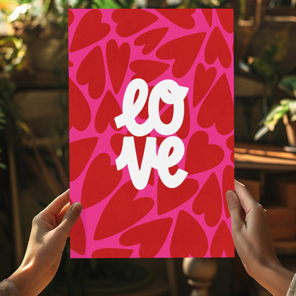 Love Aluminum Print – Wall Decoration